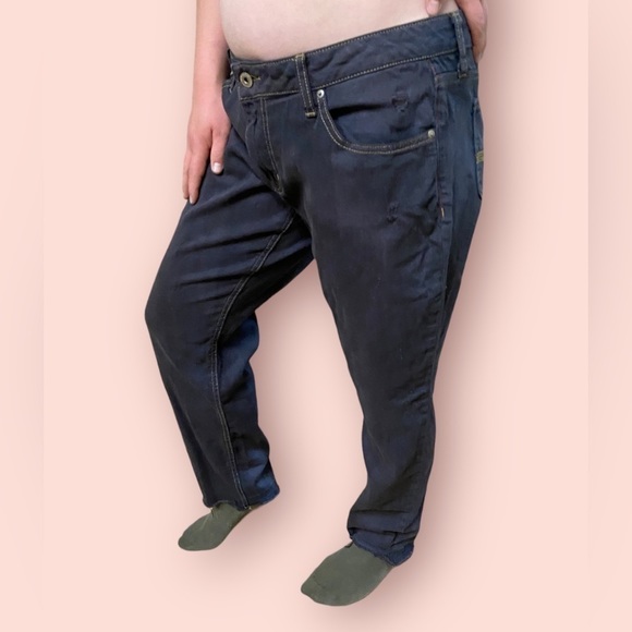 Y2K Red Jeans 36/28 Purple Straight Leg Jeans - Picture 4 of 9